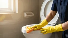 こすらないトイレ掃除 水垢の白い汚れを発泡タブレットでラクに落とす方法